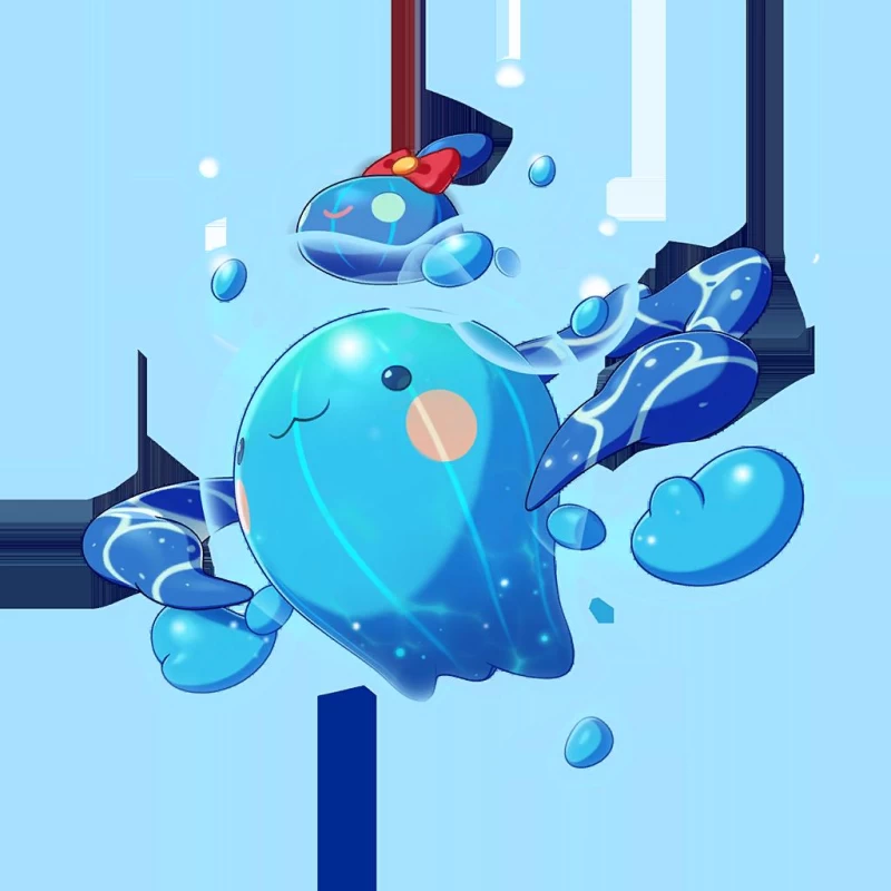 洛克王国世界水蓝蓝种族值多少 全阶进化与魔攻流培养攻略  第3张