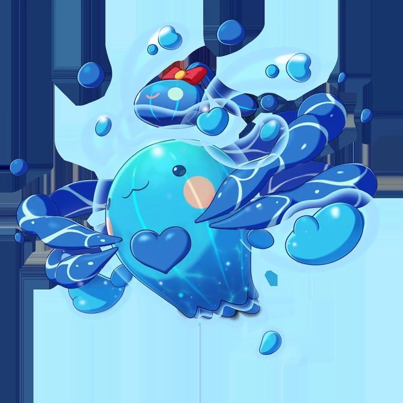 洛克王国世界水蓝蓝种族值多少 全阶进化与魔攻流培养攻略  第4张