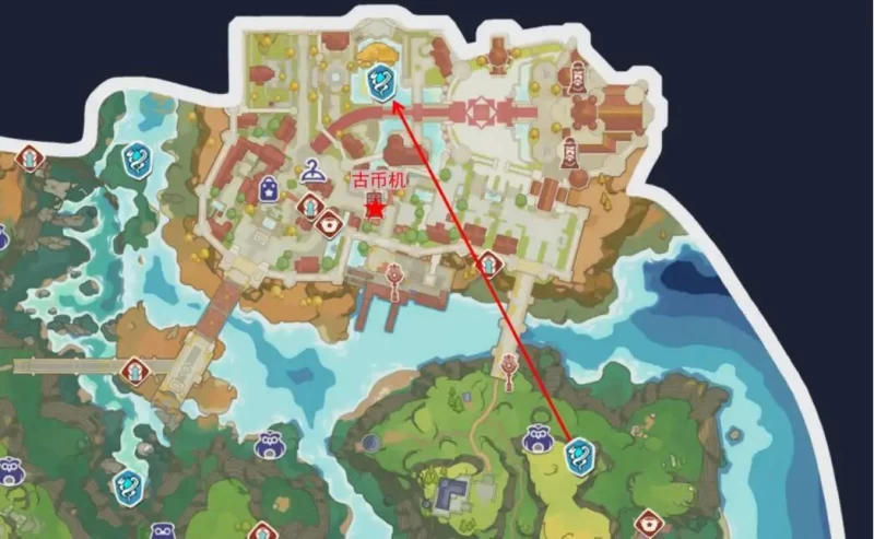 洛克王国世界开局必拿4个国王球完整流程 三遗迹游戏币收集与隐藏传送点解锁攻略  第2张