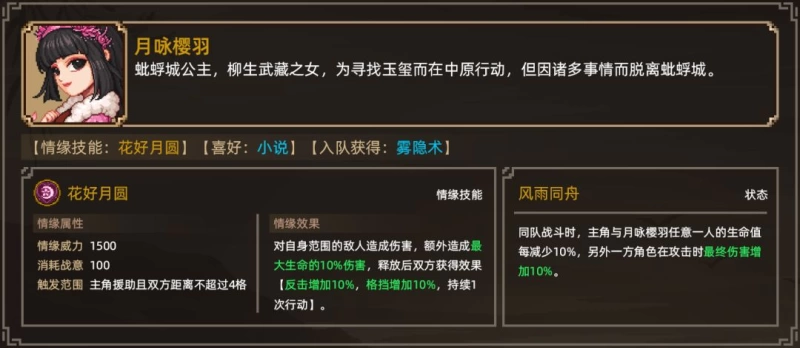 大侠立志传24位妹子全结缘攻略（下篇） 顾倾城/鱼薇儿/哑琴/付瑶琴/唐婉儿/凤璇玑/海棠秋/福箐郡主/严如蕊/纪茯苓/完颜昭宁/月咏樱羽  第12张